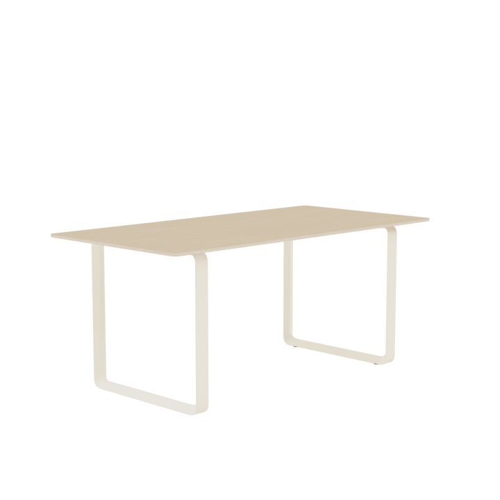 70/70 Table - Small - Muuto Table + Task - Oak Veneer Top & Sand Base - HORNE