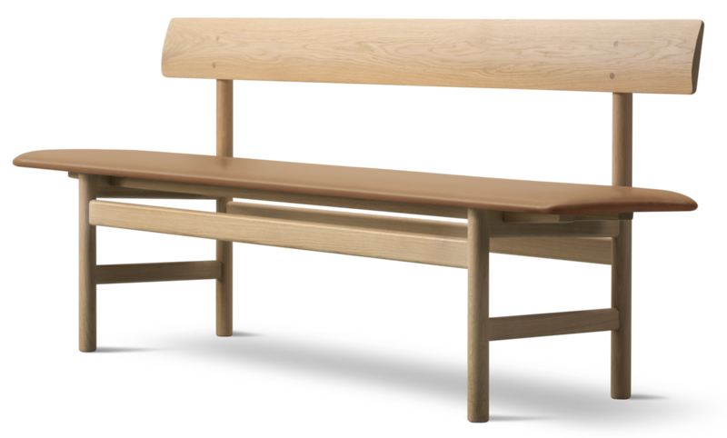 Mogensen Bench - Soap Treated Oak - Fredericia - Stools + Benches + Ottomans - Max 98 - HORNE
