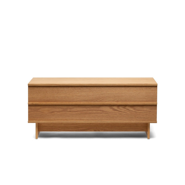 Correlation Bench - Medium - Oak Lacquered - by We Do Wood