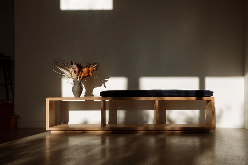 Cube + Void Case Bench - Kalon Studios Stools + Benches + Ottomans - Medium 92