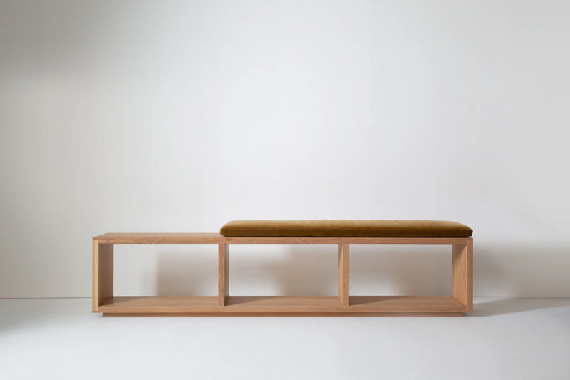 Cube + Void Case Bench - Kalon Studios Stools + Benches + Ottomans - Medium 92