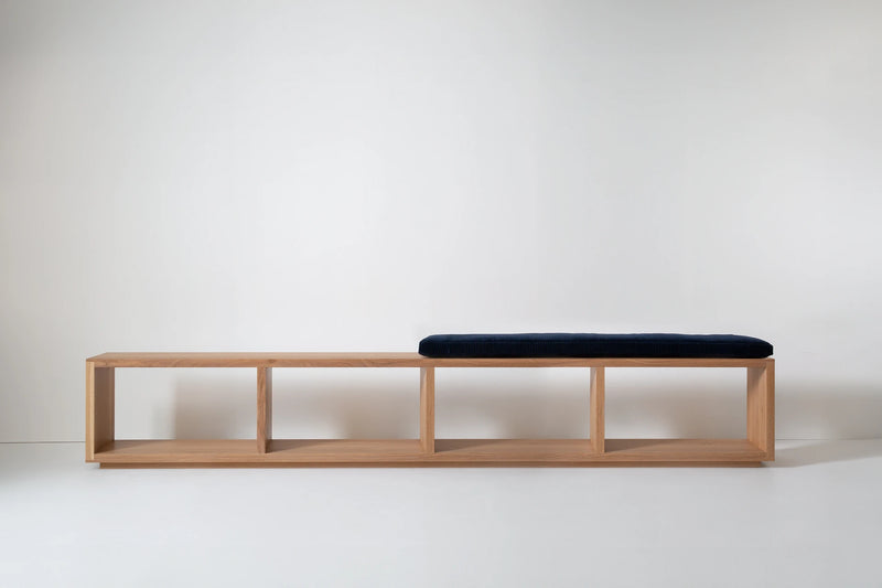 Cube + Void Case Bench - Kalon Studios Stools + Benches + Ottomans - Medium 92