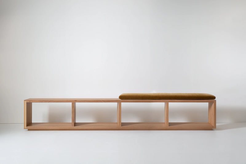 Cube + Void Case Bench - Kalon Studios Stools + Benches + Ottomans - Medium 92