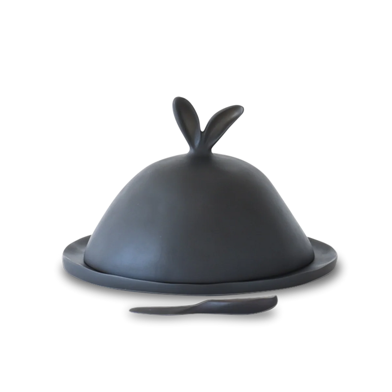 Lapin Domed Serving Dish With Spreader
