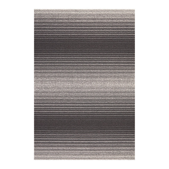 Fade Stripe Shag Rug in Stone