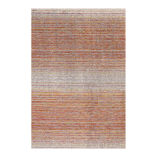 Fade Stripe Shag Rug in Sunrise