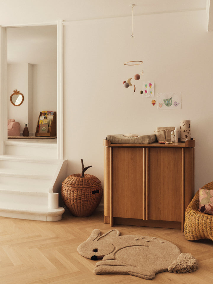 Rabbit Tufted Rug styled in a contemporary interior - Ferm Living