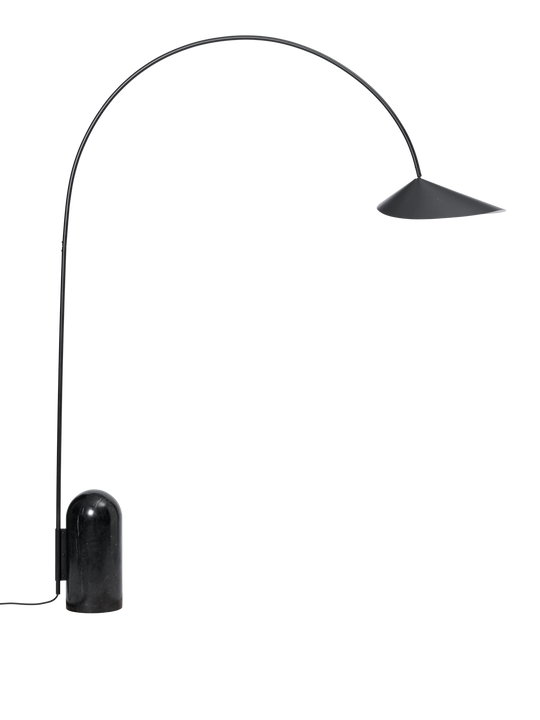 Arum Arched Floor Lamp - Black - Ferm Living