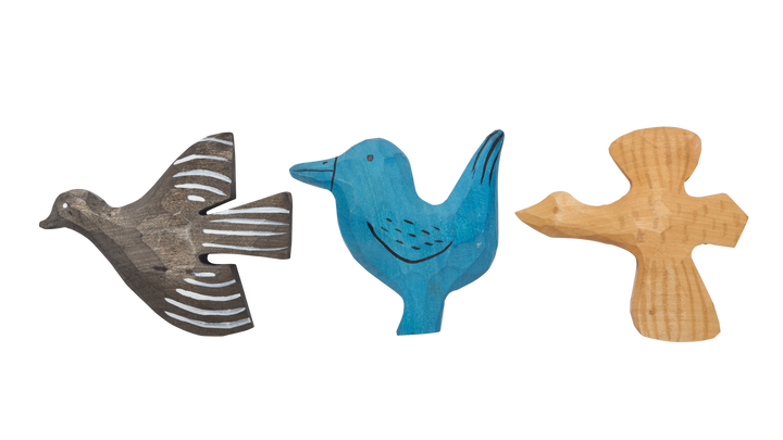 Bird Hand-carved Magnets - Default Title - Ferm Living