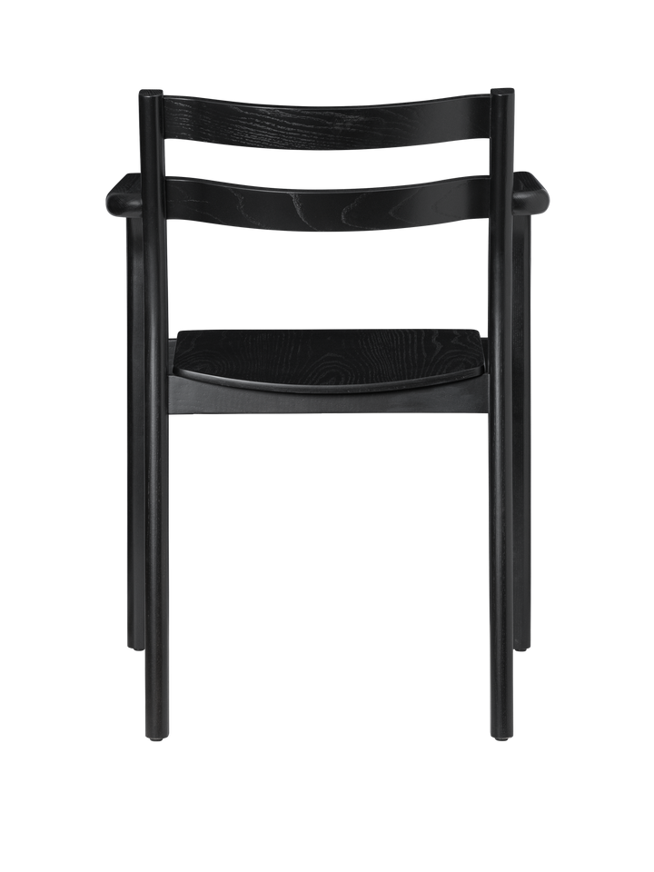Boda Dining Chair with Arms - Black alternate view - Ferm Living