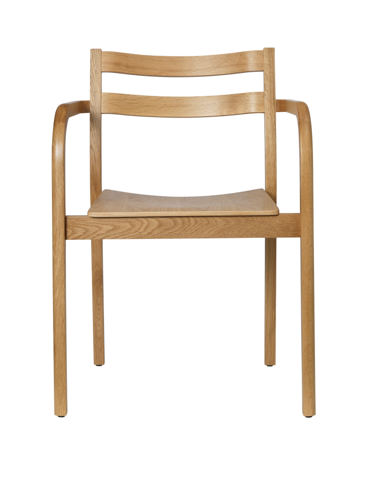 Boda Dining Chair with Arms - Natural Oak - Ferm Living