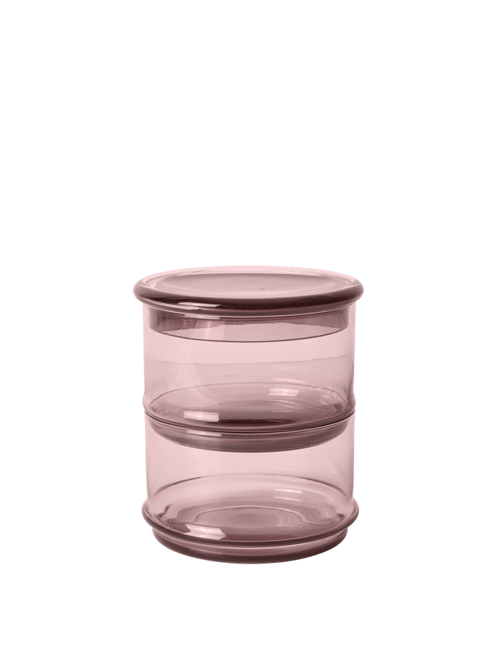 Boya Stackable Containers - Set of 2 - Mauve - Ferm Living