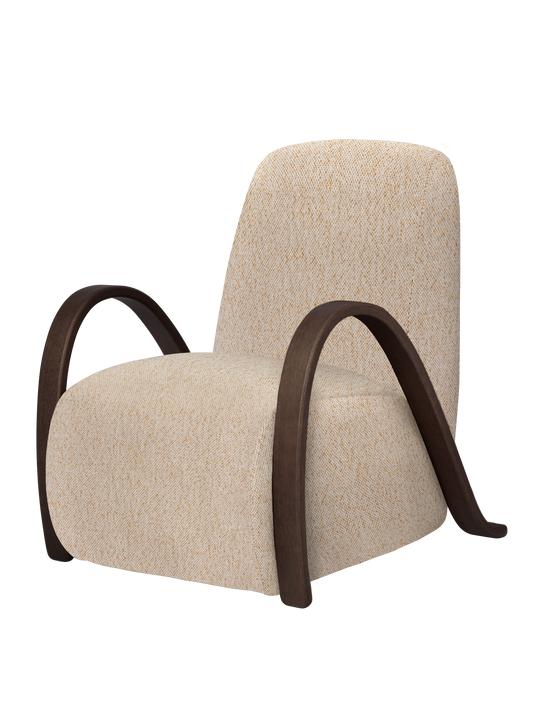 Buur Lounge Chair Vanir CAL117 - 413 Off-White/Honey - Ferm Living