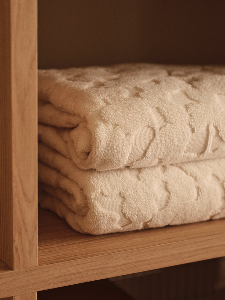 Cilla Bath Towel styled in a contemporary interior - Ferm Living 3