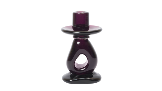 Damo Candle Holder - Dark Grape - Ferm Living