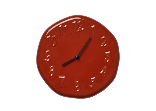 Loopi Wall Clock - Baked Clay - Ferm Living