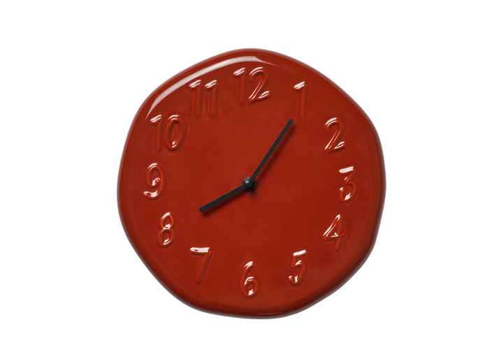 Loopi Wall Clock - Baked Clay - Ferm Living