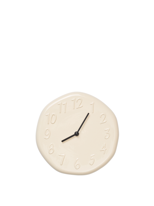 Loopi Wall Clock - Cream - Ferm Living