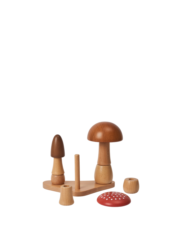 Mushroom Stacking Blocks - Default Title alternate view - Ferm Living