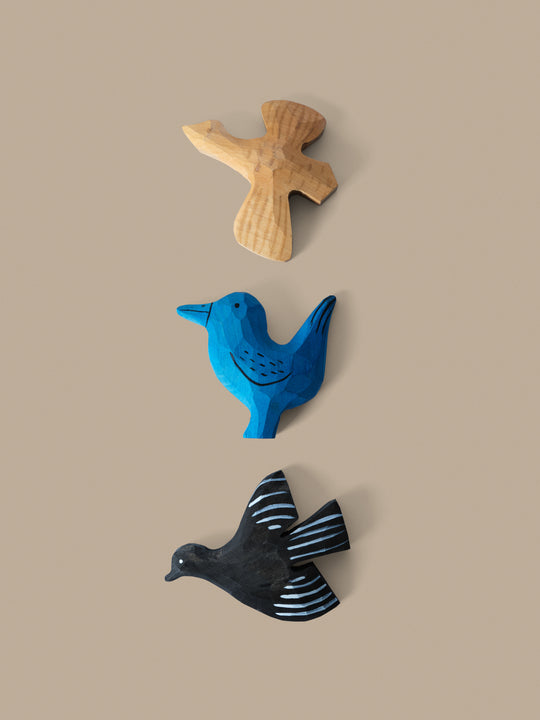 Bird Hand-carved Magnets - Default Title alternate view - Ferm Living
