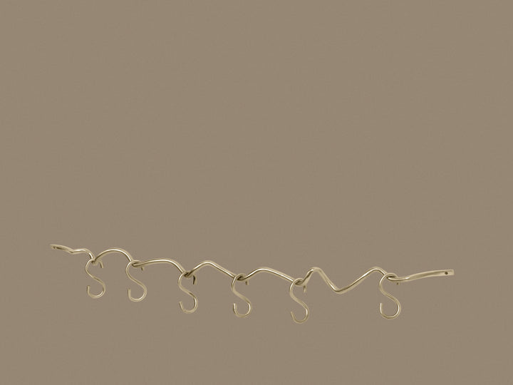 Curvature Hanging Rail - Brass alternate view - Ferm Living