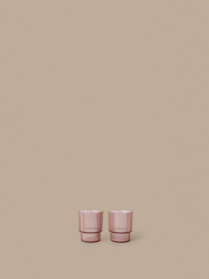 Ripple Kids Cups - Blush alternate view - Ferm Living