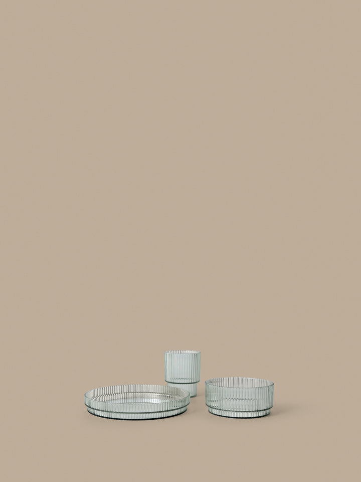 Ripple Kids Dinner Set - Tea Green alternate view - Ferm Living