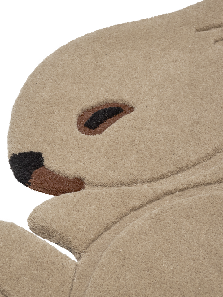 Rabbit Tufted Rug - Cashmere alternate view - Ferm Living