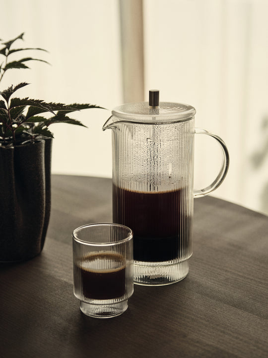 Ripple Thermal Glasses styled in a contemporary interior - Ferm Living