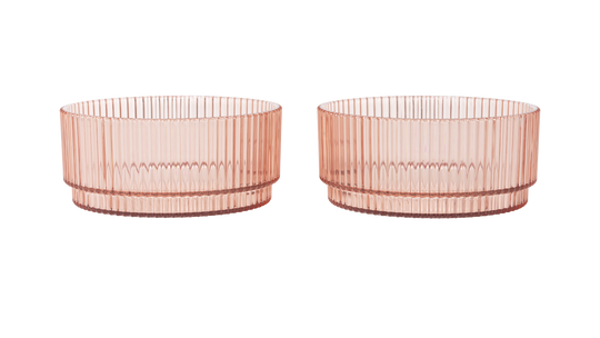 Ripple Kids Bowls - Blush - Ferm Living