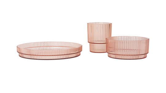 Ripple Kids Dinner Set - Blush - Ferm Living