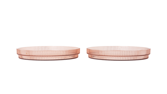 Ripple Kids Plates - Blush - Ferm Living