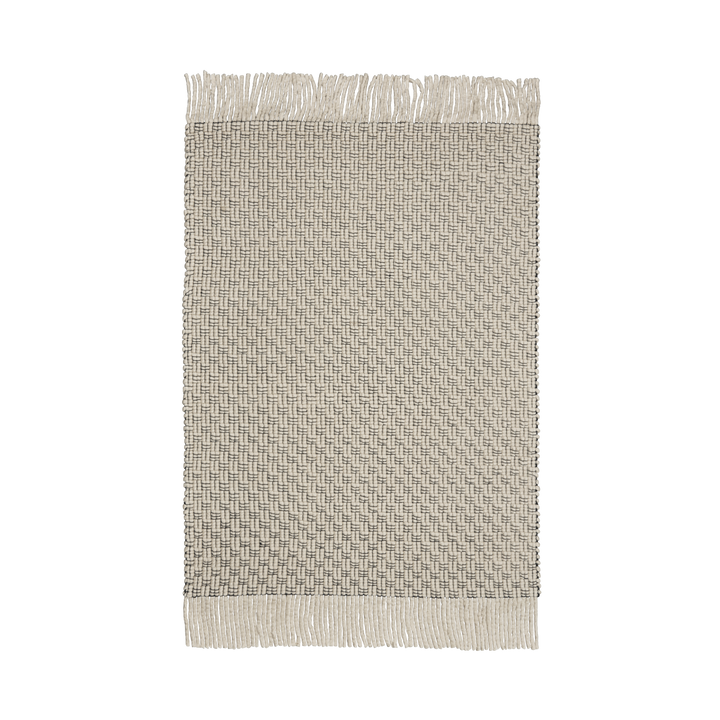 Udo Rug - 140 x 200 / Off-white/Black - Ferm Living