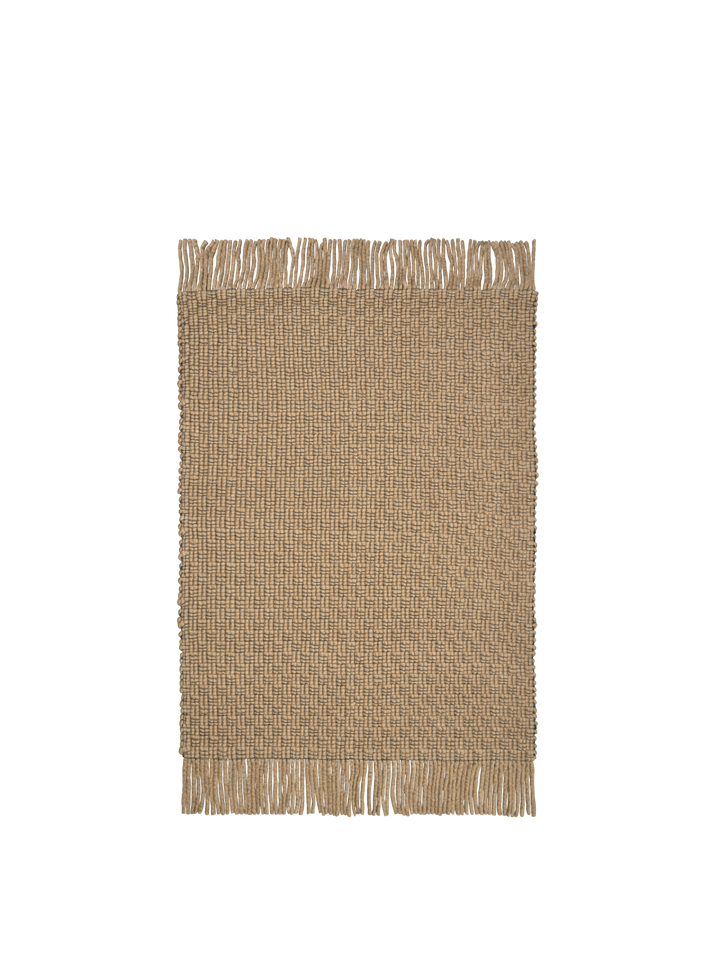 Udo Rug - 140 x 200 / Tan/Black - Ferm Living