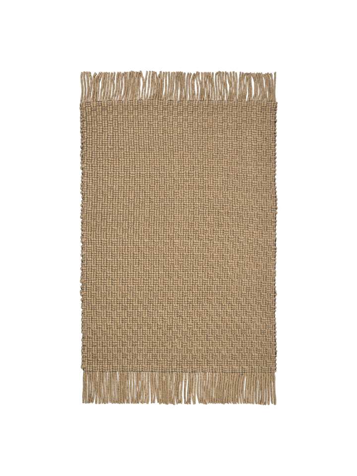 Udo Rug - 170 x 240 / Tan/Black - Ferm Living