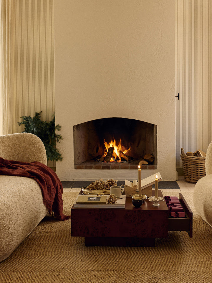 Holly Leaf Candle Holder styled in a contemporary interior - Ferm Living 2