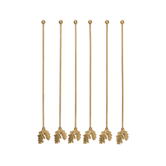 Oak Leaf Stir Sticks - Default Title - Ferm Living