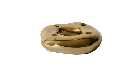 Bellure Ring Candle Holder - Brass Finish - Ferm Living