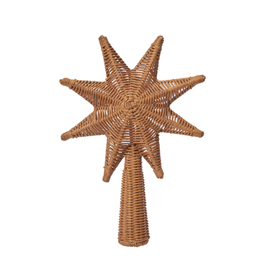Rattan Christmas Tree Top Star - Default Title - Ferm Living