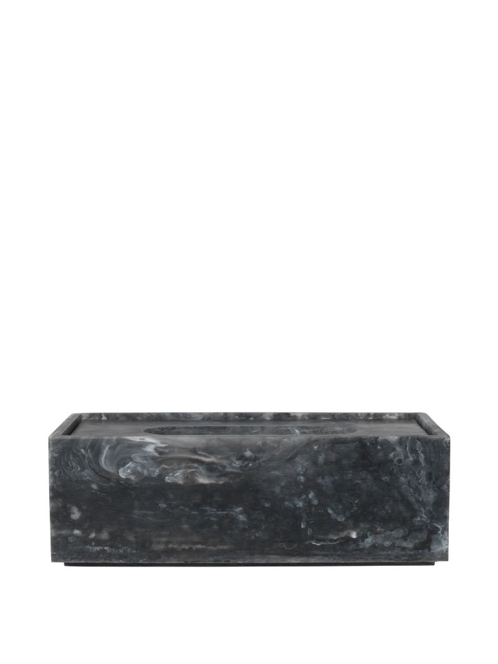Mist Tissue Box - Charcoal alternate view - Ferm Living