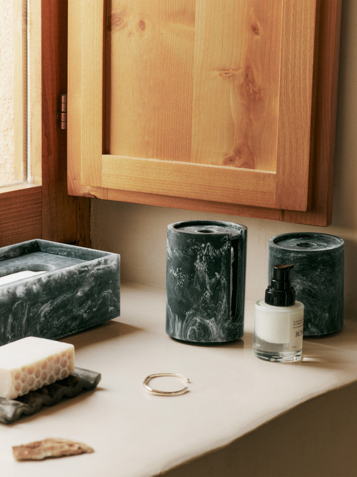 Mist Tissue Box styled in a contemporary interior - Ferm Living