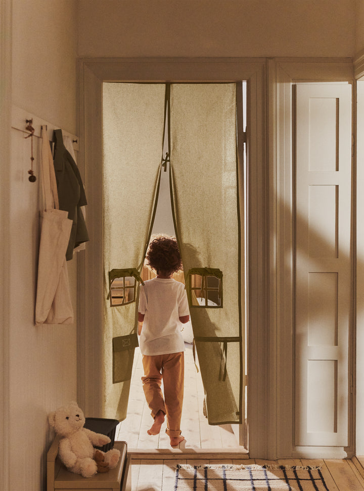 Settle Door Curtain styled in a contemporary interior - Ferm Living 2