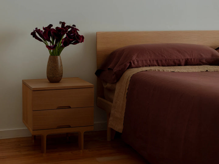Simple Side Table - White Oak