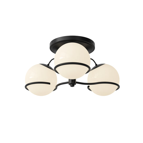 Model 2042 - 3 Opaline Spheres