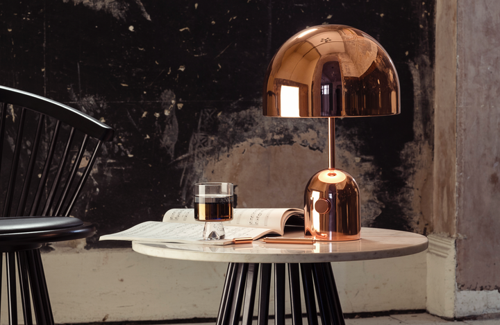 Bell Table Lamp - Tom Dixon - Table + Task - Gold - HORNE