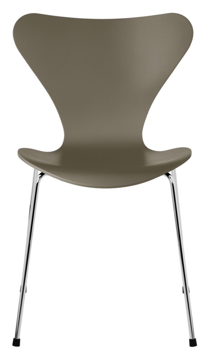 Series 7 Chair - Lacquered - Fritz Hansen - Chairs - Black - Chromed Steel - HORNE