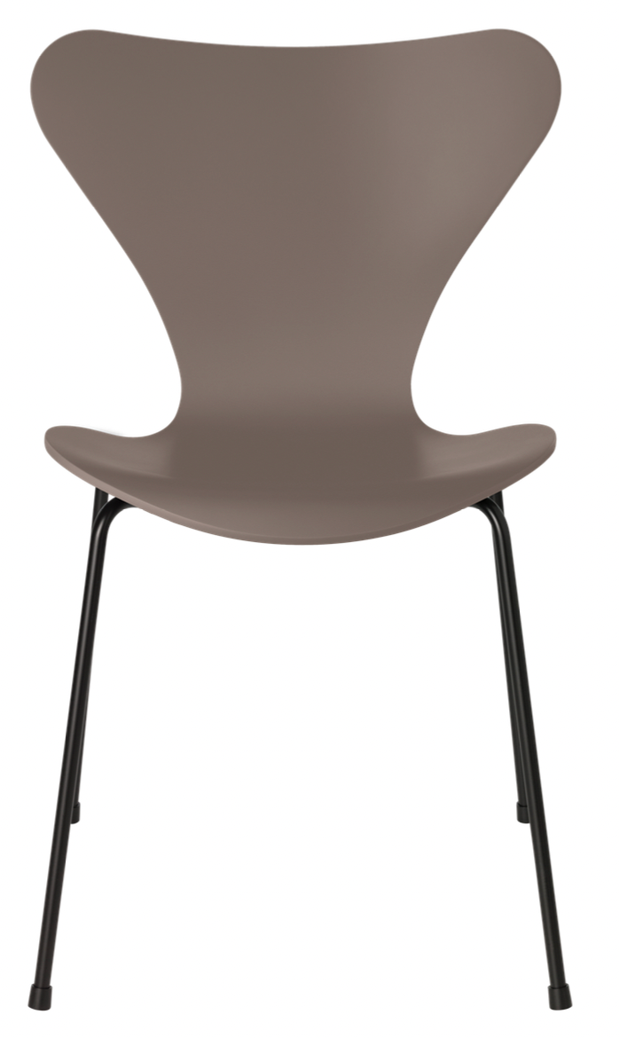 Series 7 Chair - Lacquered - Fritz Hansen - Chairs - Black - Chromed Steel - HORNE