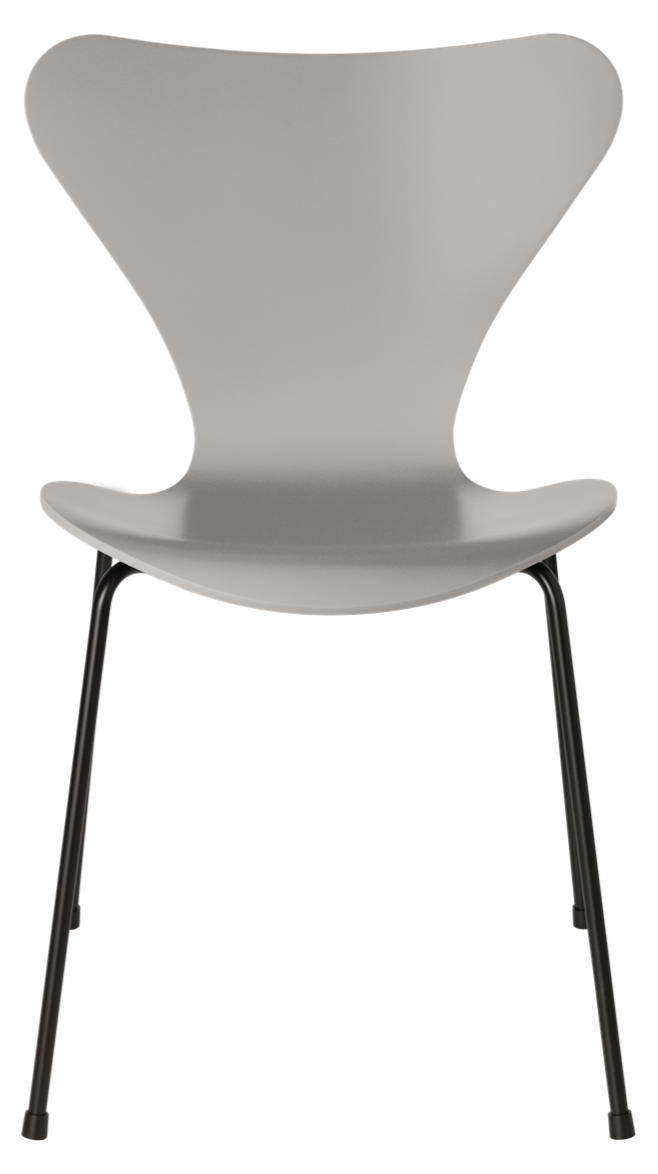 Series 7 Chair - Lacquered - Fritz Hansen - Chairs - Black - Chromed Steel - HORNE
