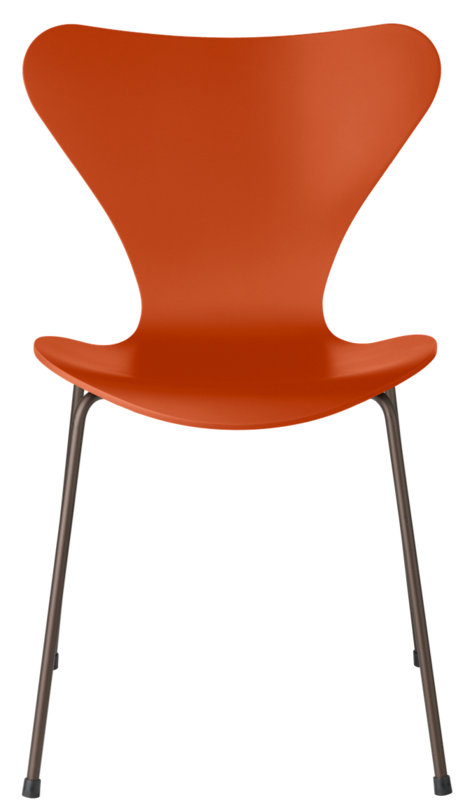 Series 7 Chair - Lacquered - Fritz Hansen - Chairs - Black - Chromed Steel - HORNE