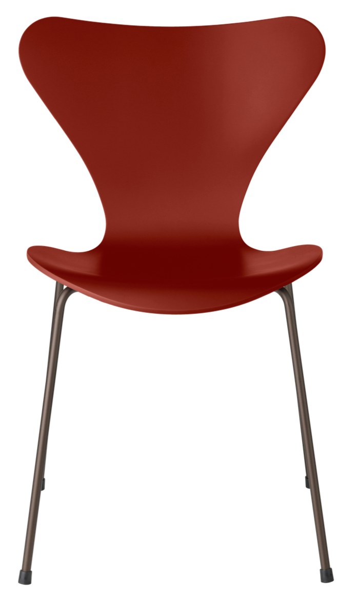 Series 7 - Lacquered - Fritz Hansen - Chairs - Venetian Red - Brown Bronze - HORNE